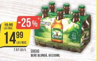 Mega Image BERE BLONDĂ, 6X330ML Ofertă
