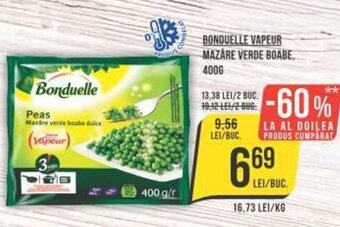 Mega Image BONDUELLE VAPEUR MAZARE VERDE BOABE, Ofertă