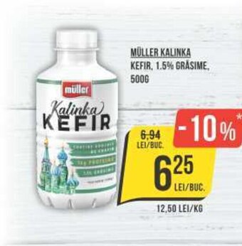 Mega Image MÜLLER KALINKA KEFIR, 1.5% GRASIME, Ofertă