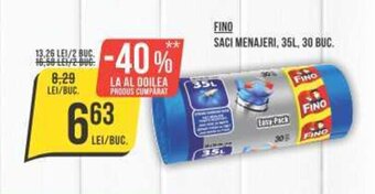 Mega Image SACI MENAJERI, 35L, 30 BUC. Ofertă