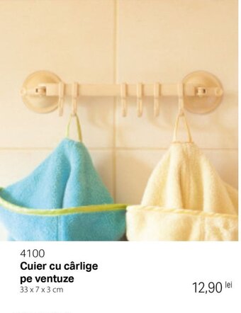 BetterStyle Cuier cu cârlige pe ventuze Ofertă