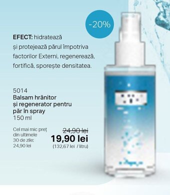 BetterStyle Balsam hrănitor şi regenerator pentru păr în spray 150 ml Ofertă