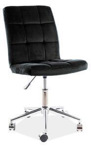 Favi Scaun tapitat q-020, negru, 87x45-55x45x40 Ofertă