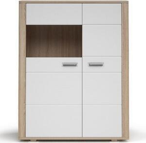 Favi Vitrina joasa davin, canion de stejar, 106.9x37x131.8 cm Ofertă