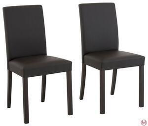 Favi Set 2 scaune nina maro 44/52,5/90 cm, piele ecologica Ofertă