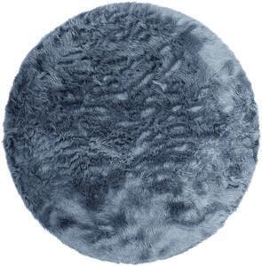 Favi Covor home affaire valeria, blana artificiala, albastru oceanic, 90 cm Ofertă
