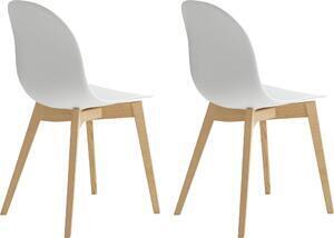 Favi Set 2 scaune academy w cb/1665 alb 44,5/51/83 cm Ofertă