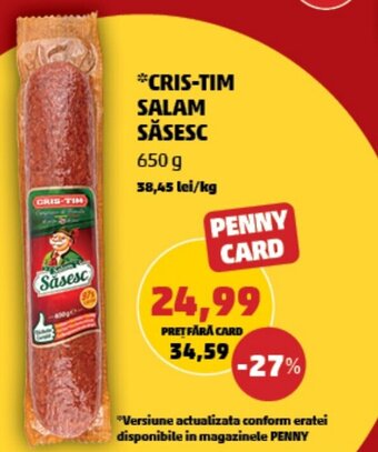 Penny CRIS-TIM SALAM SĂSESC Ofertă