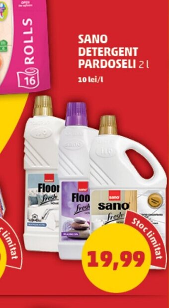 Penny SANO DETERGENT PARDOSELI 21 Ofertă