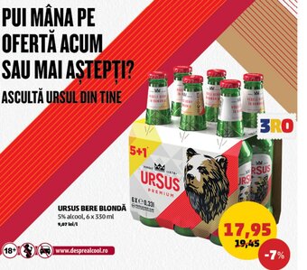 Penny URSUS BERE BLONDĂ Ofertă