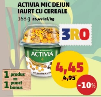 Penny ACTIVIA MIC DEJUN IAURT CU CEREALE Ofertă