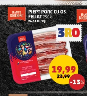 Penny PIEPT PORC CU OS Ofertă