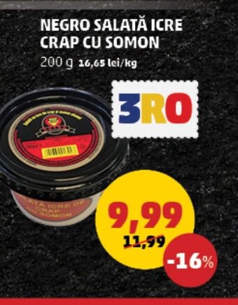 Penny NEGRO SALATĂ ICRE CRAP CU SOMON Ofertă