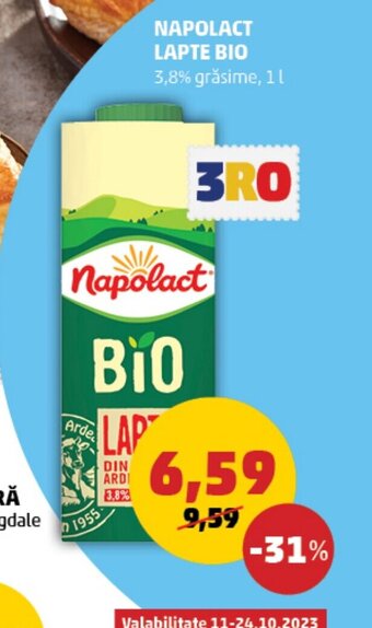 Penny NAPOLACT LAPTE BIO Ofertă