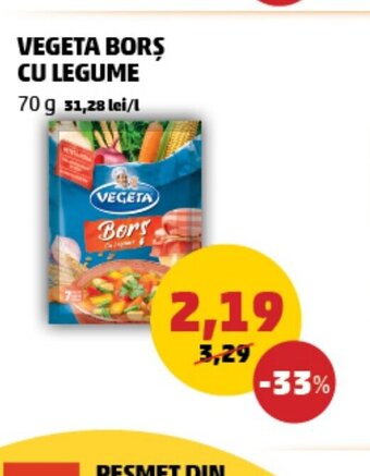 Penny VEGETA BORS CU LEGUME Ofertă