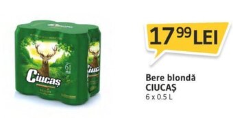 Supeco Bere blondă CIUCAŞ 6 x 0.5 L Ofertă