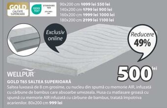 JYSK GOLD T65 SALTEA SUPERIOARĂ Ofertă