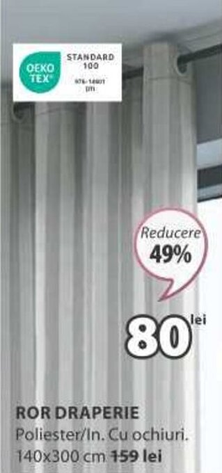 JYSK ROR DRAPERIE Ofertă