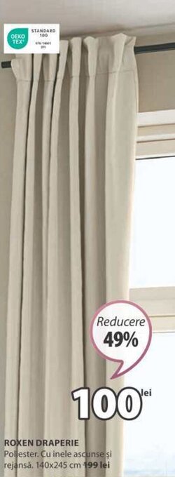JYSK ROXEN DRAPERIE Ofertă