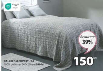 BALLBLOM CUVERTURA 100% poliester. 240x260 cm 249 lei