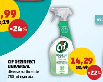 Penny CIF DEZINFECT UNIVERSAL Ofertă