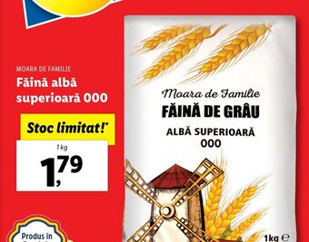 Lidl Făină albă superioară 000 Ofertă
