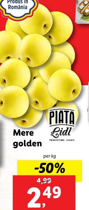Lidl Mere golden Ofertă
