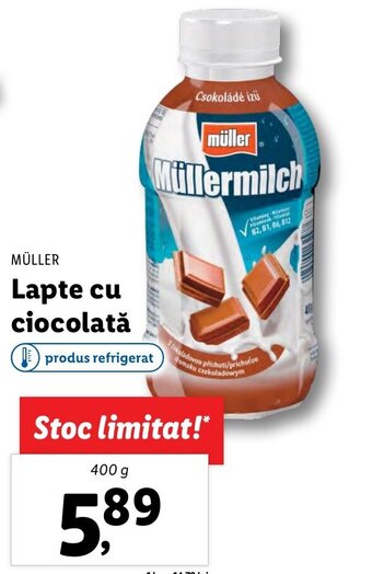 Lidl Lapte cu ciocolată Ofertă