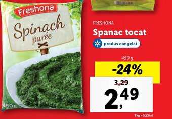 Lidl Spanac tocat Ofertă