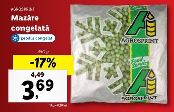 Lidl Mazăre congelată Ofertă