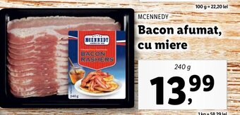 Lidl Bacon afumat, cu miere Ofertă