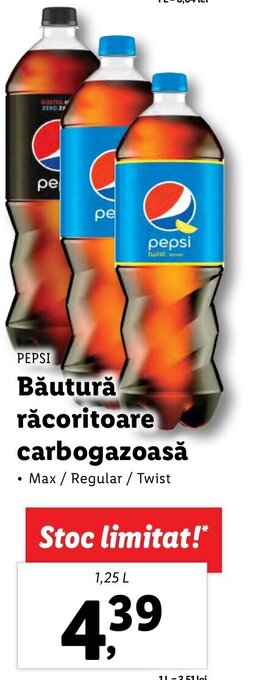 Lidl Băutură răcoritoare carbogazoasă Ofertă