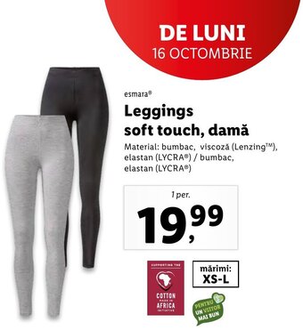 Lidl Leggings soft touch, damă Ofertă