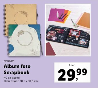 Lidl Album foto Scrapbook Ofertă