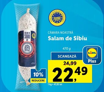 Lidl Salam de Sibiu Ofertă