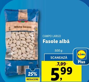 Lidl Fasole albă Ofertă