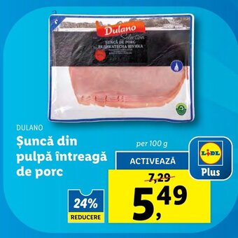 Şuncă din pulpă întreagă de porc