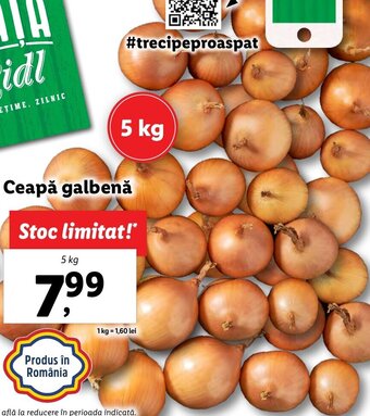 Lidl Ceapă galbenă Ofertă