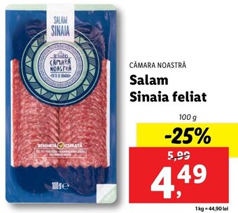 Lidl Salam Sinaia feliat Ofertă