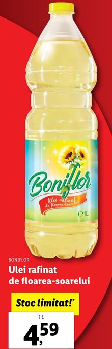 Lidl Ulei rafinat de floarea-soarel Ofertă