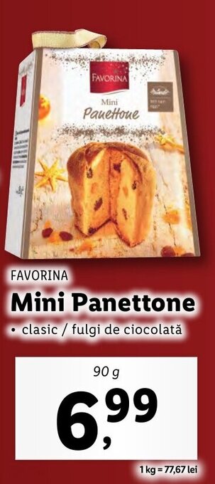Lidl Mini Panettone Ofertă