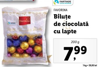 Lidl Biluţe de ciocolată cu lapte Ofertă