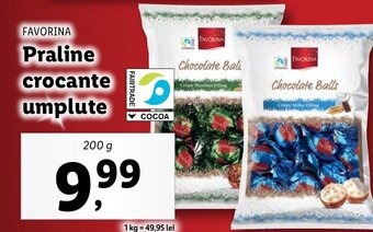 Lidl Praline crocante umplute Ofertă