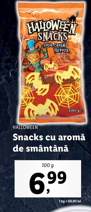Snacks cu aromă de smântână