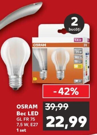 Kaufland OSRAM Bec LED Ofertă