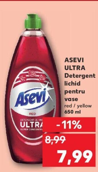 Kaufland ASEVI ULTRA Detergent lichid pentru vase Ofertă