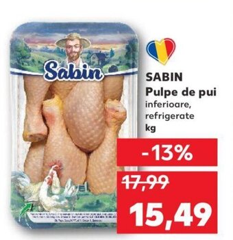 Kaufland SABIN Pulpe de pui inferioare, refrigerate Ofertă