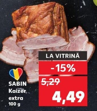 Kaufland SABIN Kaizer extra Ofertă