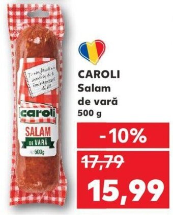 Kaufland CAROLI Salam de vară 500 g Ofertă
