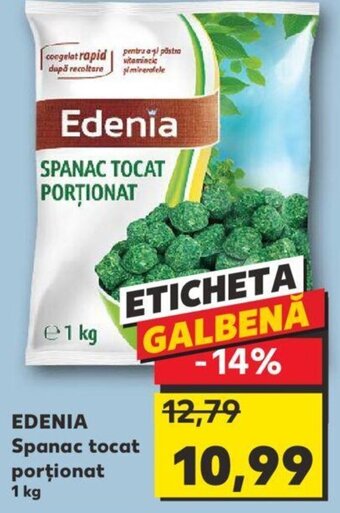 Kaufland EDENIA Spanac tocat porţionat Ofertă